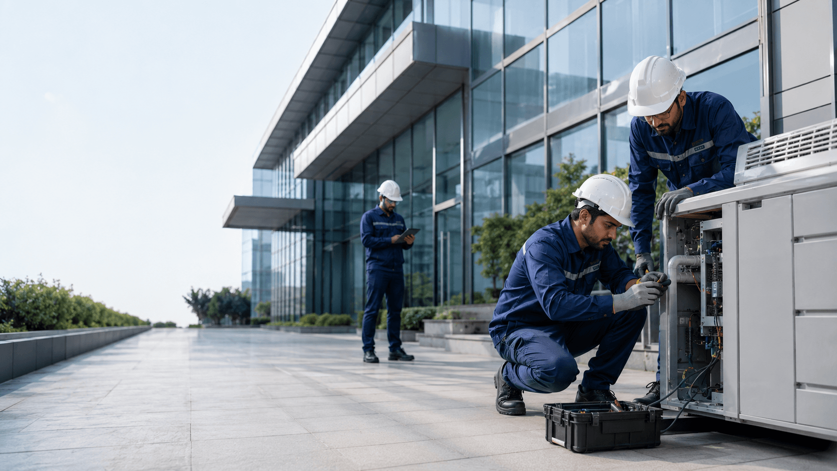 Industrial facility mechanical and electrical equipment maintenance